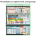 WhiteCoat Clipboard® Trifold - Mint Food Industry Edition
